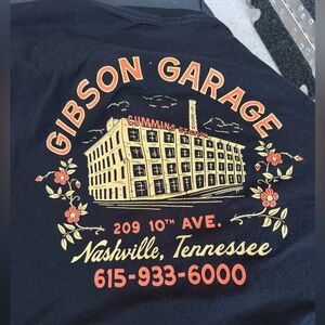 Gibson Garage XXL Nashville Graphic T-Shirt
